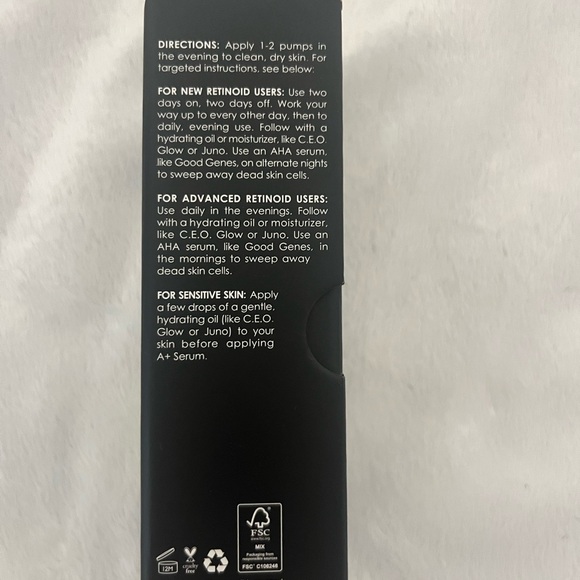 💖NWT Authentic💖 Sunday Riley A+ High-Dose Retinol Serum 1 fl. oz. Full Size💖 - Picture 9 of 12